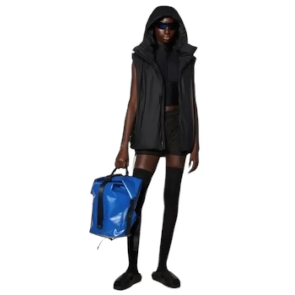 Rains Backpack Arid Nylon Adult Rolltop‎ Blue Waves Limited Travel Hike Active